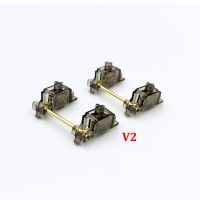 （Miss qis keycap） DUROCKStabilizer Smokey PCB Mount ScrewStabilizers Pre Clipped กับสิทธิบัตรไม่วางลวด ScrewStabilisers