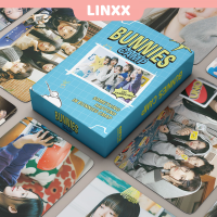 LINXX 55 Pcs NewJeans BUNNIES CAMP Album Lomo Card Kpop Photocards  Postcards  Series