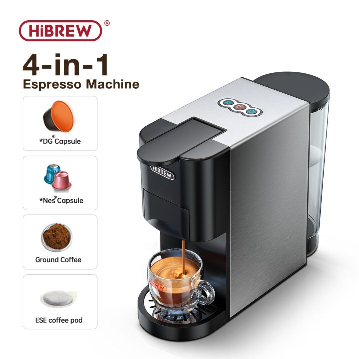 เครื่องชงกาแฟเครื่องชงกาแฟ-hibrew-หลายแคปซูล4in1กาแฟเอสเปรสโซและเนสเพรสโซโลหะสแตนเลส-h3