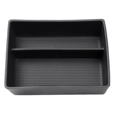 For Model S Car Central Control Armrest Storage Box Case Silicone Organizer Tray Auto Interior Accessories Stowing Tidying effectual