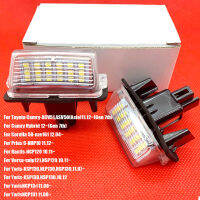 LED จำนวนแสงใบอนุญาตสำหรับ Toyota Camry 50แผ่นไฟจำนวนเหมาะสำหรับเปอโยต์สำหรับ Citroen 207 306 307 406 407 C3สำหรับ Yaris