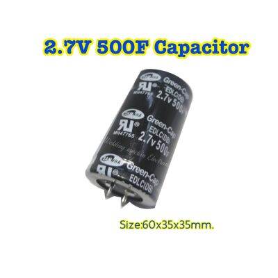 2.7V 500Fตัวเก็บประจุแบบอิเล็กโทรไลติกFarad Capacitor ชิ้นส่วนอิเล็กทรอนิกส์ อะไหล่เครื่องเชื่อม อะไหล่เครื่องมือช่าง