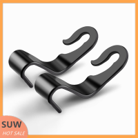 ? SUW Universal Car พนักพิงศีรษะเบาะหลัง Hook 2pcs ที่นั่งแขวนรถผู้ถือหุ้น