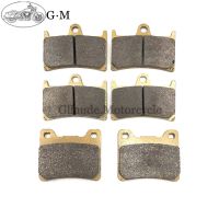 Motorcycle Front / Rear Brake Pads For YAMAHA YZF600R 1997-2007 YZF1000R Thunderace 1996-2002 XJR1300 SP 1999-2001