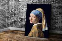 สาวกับต่างหูมุกผ้าใบ/Johannes ศิลปะ Vermeer/Johannes พิมพ์ Vermeer/ภาพพิมพ์ศิลปะบนผนังการตกแต่งผ้าใบพร้อมที่จะแขวนกรอบ