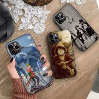 Anime One Piece Spot Black Case สำหรับ iPhone 12 Mini 12 Pro 12 Pro Max 13 Pro 13 Mini 13 Pro Max