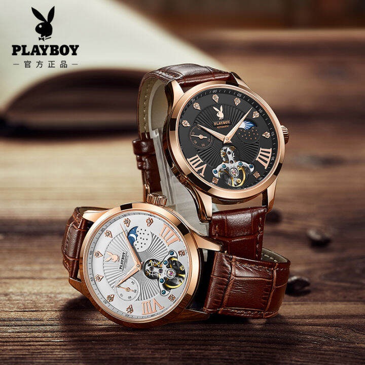 Playboy authentic 2021 new watch men's automatic mechanical watch top