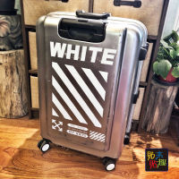 Oversized Transparent Off-white Personalized Tide Brand Luggage Sticker Suitcase Sticker Waterproof