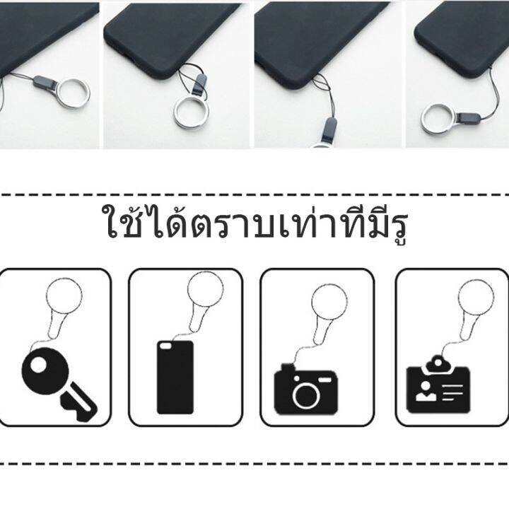 สายคล้องคอหัวเข็มขัดโทรศัพท์มือถือพลาสติกแหวนหัวเข็มขัดเคสโทรศัพท์แบบไม่มีกรอบแหวนหัวเข็มขัดมัลติฟังก์ชั่สั้น-sb1455