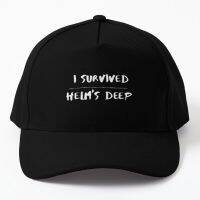 I Survived Helm S Deep Print Baseball Cap Hat Casquette Sport Outdoor Summer Bonnet Printed Snapback Czapka Casual Hip Hop