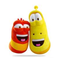 พวงกุญแจ 10ซม.LARVA Plush ตุ๊กตาฟิกเกอร์  ของเล่นสีเหลืองแมลงแมลงสีแดง Hot Cartoon Larva ของเล่นตุ๊กตา ตุ๊กตา ตุ๊กตา