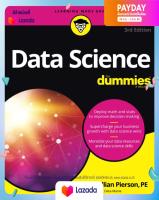 (ใหม่) พร้อมส่ง Data Science for Dummies (3rd) [Paperback]