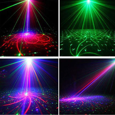 LED Disco Light Indoor Home Romantic Atmosphere Stage Lights Decor Bedroom DJ Laser Effect Light for Christmas Bar Ktv Party
