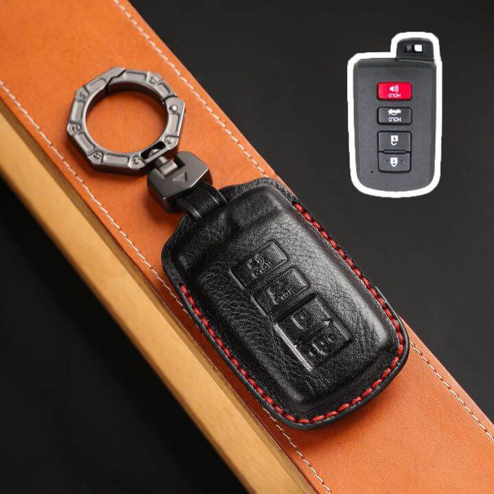 4-buttons-smart-key-cover-leather-case-car-keyring-shell-for-toyota-camry-corolla-rav4-highlander-avalon-2015-2016-2017