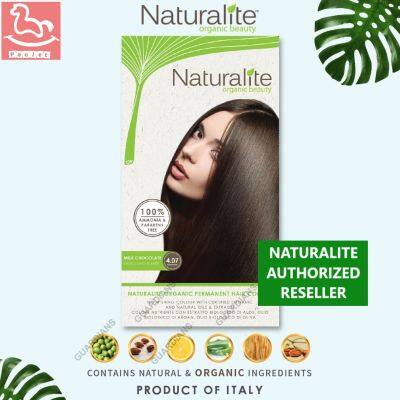 ยาย้อมผม ครีมเปลี่ยนสีผม ออร์แกนิค เนเชอรัลไลท์- 4.07 MILK CHOCOLATE (NATURALITE ORGANIC PERMANENT HAIR COLOUR) **NO PARABENS, NO RESORCINOL, NO AMMONIA, NO PPD