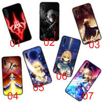 Fate stay night อ่อนนุ่ม ซิลิโคน เคสโทรศัพท์ หรับ iPhone G41 Moto G51 G31 G52 13 14 G42 G1000 12 G71 G22 Max Plus Mini Pro Black ปก