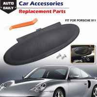 Fit For Porsche 911 986 987 996 997 Boxster Cayman Car Sun Visor Vanity Mirror Decor Cover Black Housing Car Accessorie