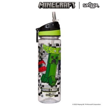 Smiggle MINECRAFT ขวดเครื่องดื่ม สําหรับเด็ก 650 มล.