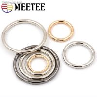 ▦✔ 10/20Pcs 15-60mm 4mmThick Metal O Ring Buckle Shoes Bag Belt Buckles Strap Circle Hook Side Hang Rings Clasp Leather Accessories