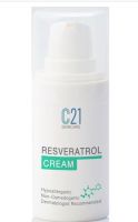 C21 Resveratrol Cream 15ml สารสกัดจากเปลือกองุ่นแดงมีสารโพนีฟีนอล15 ml.