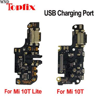 สําหรับ Xiaomi Mi 10T Lite พอร์ตชาร์จ USB สายดิ้นสําหรับ Mi 10T ชาร์จพอร์ตเชื่อมต่อบอร์ดอะไหล่