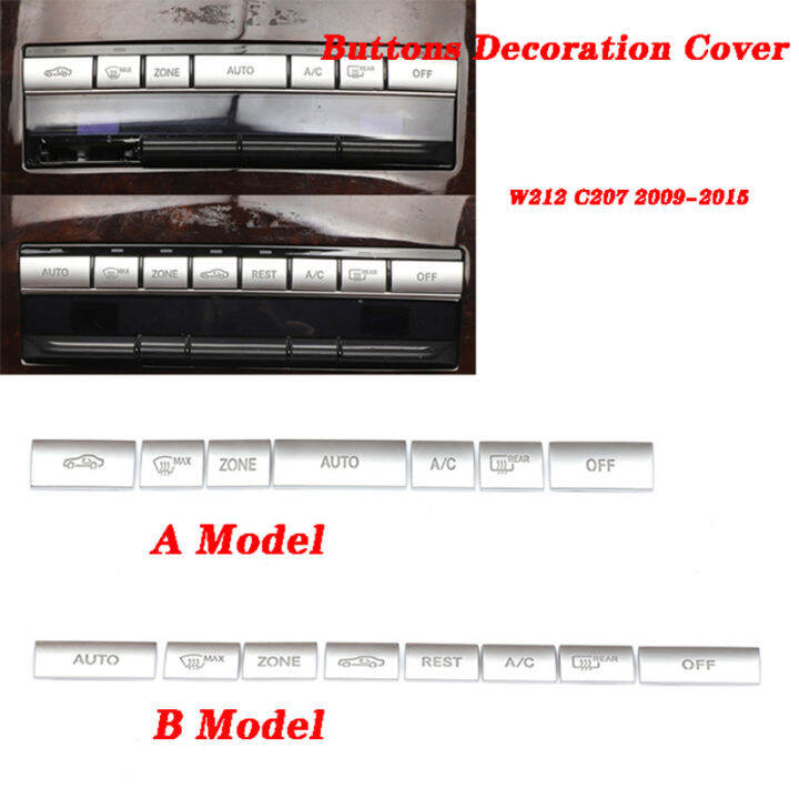 car-console-air-conditioning-buttons-decoration-cover-trim-for-benz-e-class-w212-c207-2009-2015-interior-accessories