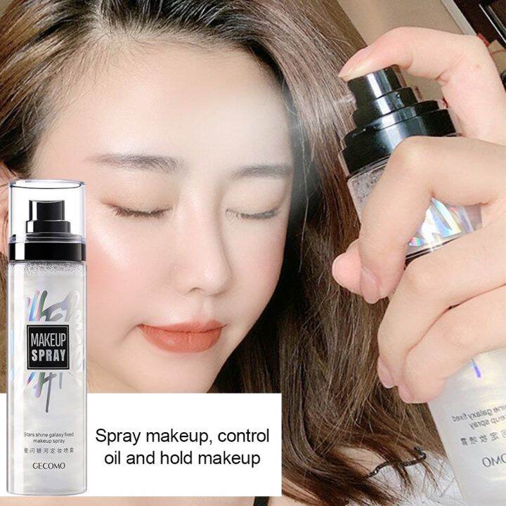 80ML Galaxy MakeUp Spray Lasting setting Moisturizing Hydrating Oil