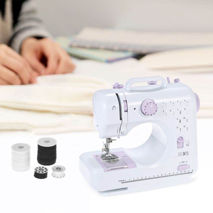Sewing Machine mini Portable Builtin Stitches Electric Handheld Sewing Machine Foot Pedal LEAD