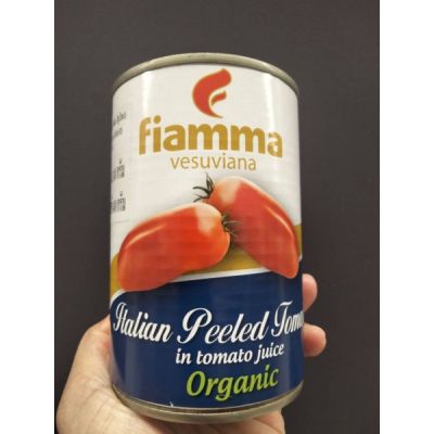 🍀For you🍀 Fiamma Vesuviana Peeld Tomatoes In Tomato Juice มะเขือเทศ ปลอกเปลือก ในน้ำ มะเขือเทศ 400ml