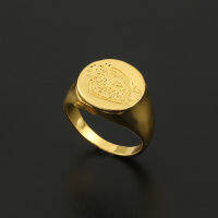 【2023】Gold Color Kingsman The Secret Service Signet Metal Rings Fashion Jewelry For Men And Women Hip Hop Rock Party Accessories Gifts