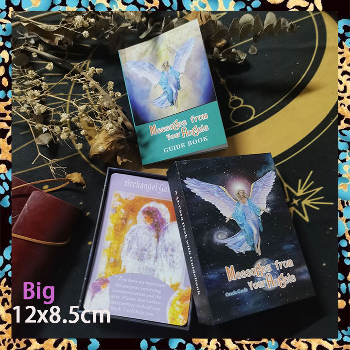 archangel-michael-oracle-บัตรเด็คเสี่ยงทาย-พร้อมหนังสือคู่มือกระดาษ-ขนาดมาตรฐาน12x8-3ซม-44ไพ่ทาโรต์และคู่มือ-การทำนายเวอร์ชั่นภาษาอังกฤษ-ไพ่ยิปซี-ไพ่ออราเคิล-ไพ่ยิบซี-ไพ่ทาโร่-ไพ่ดูดวง-ไพ่ทาโรต์-oracl