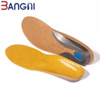 3ANGNI Leather Orthotics Insole Flat Feet Arch Support Microfiber Leather Orthotic Pads Shoes Inserts Cushion