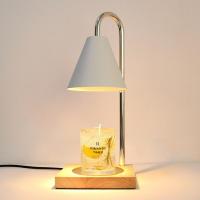 Electric Candle Warmer Lamp Oak Melt Wax Fragrance Burner Aromatherapy Indoor Table Lamp For Home Bedside Bedroom Decor