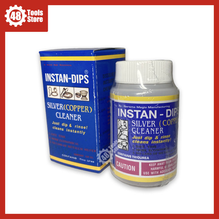 น้ำยาล้างเครื่องเงิน-น้ำยาล้างคราบดำ-instan-dips-silver-copper-cleaner