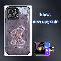 สแปร์พาร์ท LED เคสมือถือหลากสีสันขาเข้าสำหรับ Iphone 15Pro 15อัลตร้า12 13 14Promax 11Promax 7 8Plus สำหรับเคสแอปเปิ้ล XR XS สูงสุด