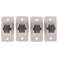 8Pcs Adhesive Casters Pulley Rollers for Drawer Storage Box Trash Can Small Furniture Hardware Directional Wheels