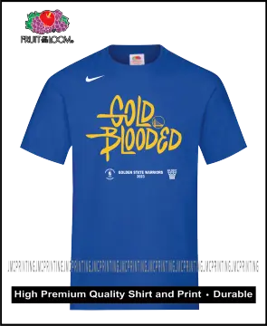 RED Gold Blooded Golden State Warriors 2023 Playoffs Jersey Inspired shirt NBA  Team High Quality Cotton (Adult and Kiddie size) Unisex Kids Men Women T  shirt