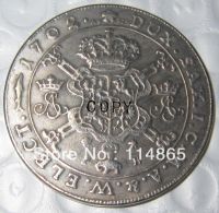 โปแลนด์ : Talar AUGUSTUS II - 1702 - Rex Polonia COPY -replica coins coins เหรียญที่ระลึก-Daoqiao