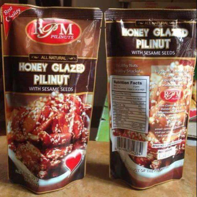 Pili Nuts honey glazed garlic and sesame seeds Lazada PH