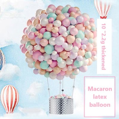 100 Buah/Set 10 Inci Menebal 2.2G Balon Ulang Tahun Dekorasi Pesta Dekorasi Pernikahan Permen Macaron Balon Gratis Pengiriman