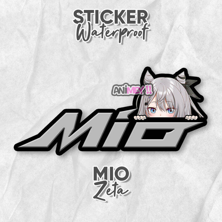 Stiker Vestia Zeta Logo Mio / Stiker Anime Waterproof | Lazada Indonesia