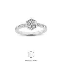 Maison de Jewels - Frost Flower Ring แหวน ดีไซน์ แหวนเงิน โรสโกลด์