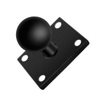 Aluminum Alloy Square Mounting Base w 1 inch ( 25mm ) Ball Head Adpter Compatible Mounts for GoPro Action Camera Accessories