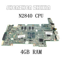 สำหรับ HP Stream 13 13-C055SA 13-c Series แล็ปท็อปเมนบอร์ด N2840 CPU 4GB RAM 792779-001 DA0Y0BMB6C0 Mainboard