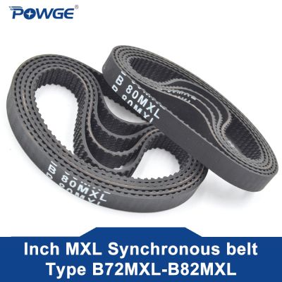 【CW】 POWGE MXL Synchronous Timing belt Pitch 2.032mm B72/B73/B74/B75/B76/B77/B78/B79/B80/B81/B82 Width 6.4/9.4mm B72MXL B75MXL B80MXL