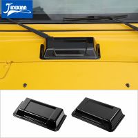 JIDIXIAN Car Air Intake Hood Scoop Vent Cover Cap Rain Shield Decoration Stickers for Jeep Wrangler TJ JK 1997-2017