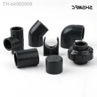 ✐ 1Pc I.D 20 63mm Dark Grey UPVC Direct 90 Degree Elbow Aquarium Garden Irrigation Tee Water Tube Joint Fittings PVC Pipe End Cap