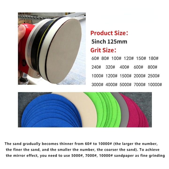 sandpaper-125mm-60-10000-mesh-round-grinding-wheel-wet-and-dry-dual-use-polishing-pad-back-velvet-loop-sanding-paper-5-inch-cleaning-tools