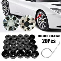 20Pcs 17MM Wheel Tire Cap Nut Bolt Head Cover Cap Protective Caps Exterior Decoration Rims Screws Plugs ABS Plastic Trims Studs