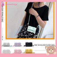 ✿WB✿Fashion Candy Crossbody Bag Women PU Belt Buckle Mini Square Shoulder Pouch